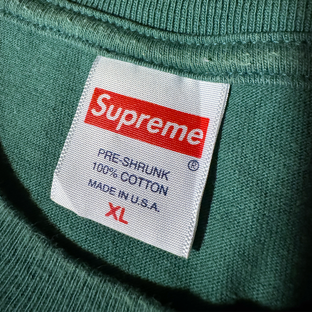 Supreme x Gummo Bath Pine Green Tee (XL)