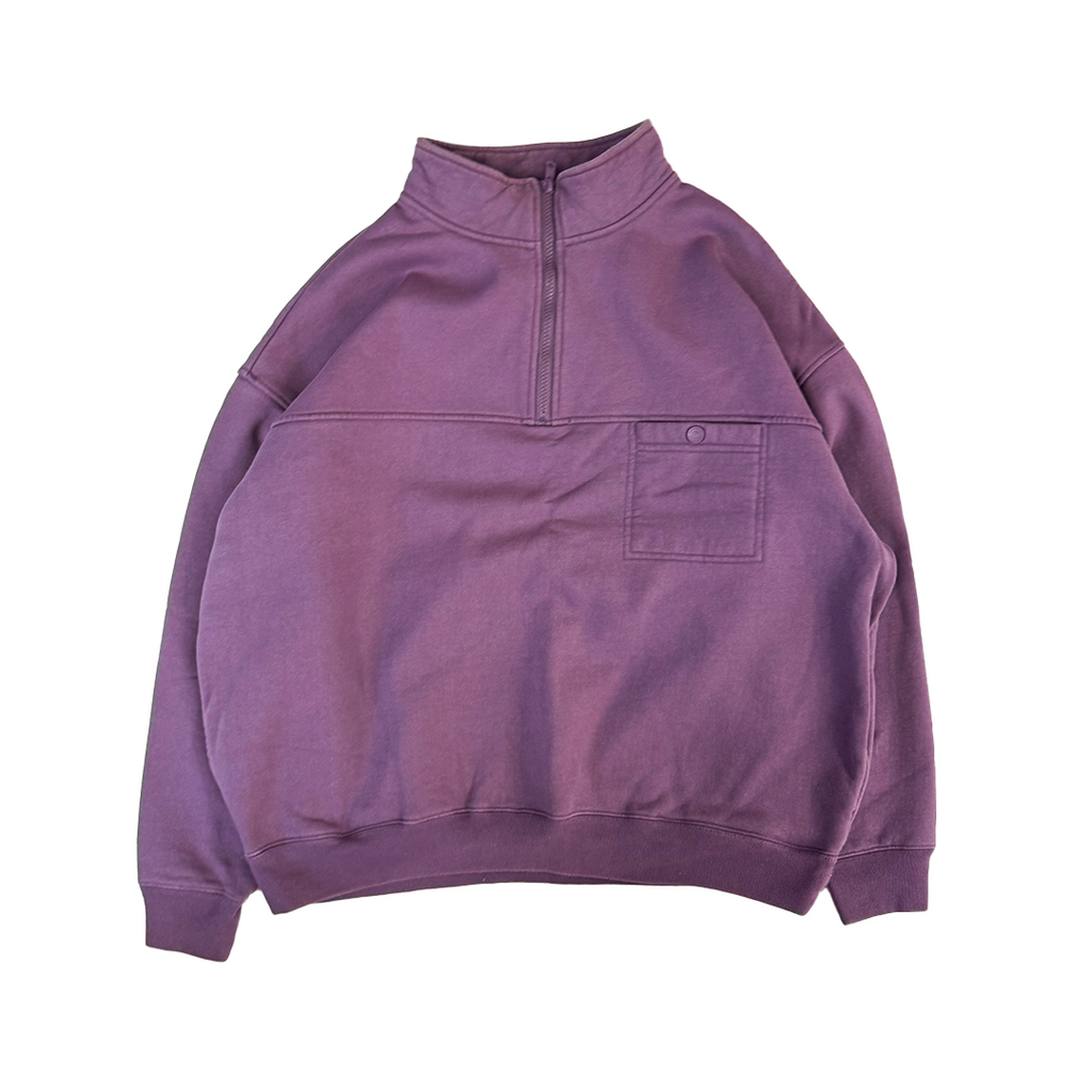 Supreme Half-Zip Purple Sweater (M)