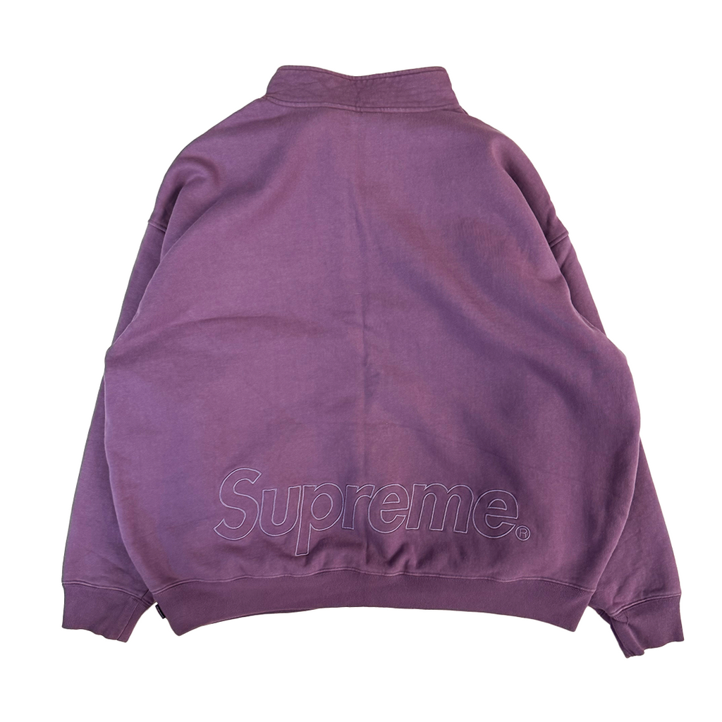 Supreme Half-Zip Purple Sweater (M)