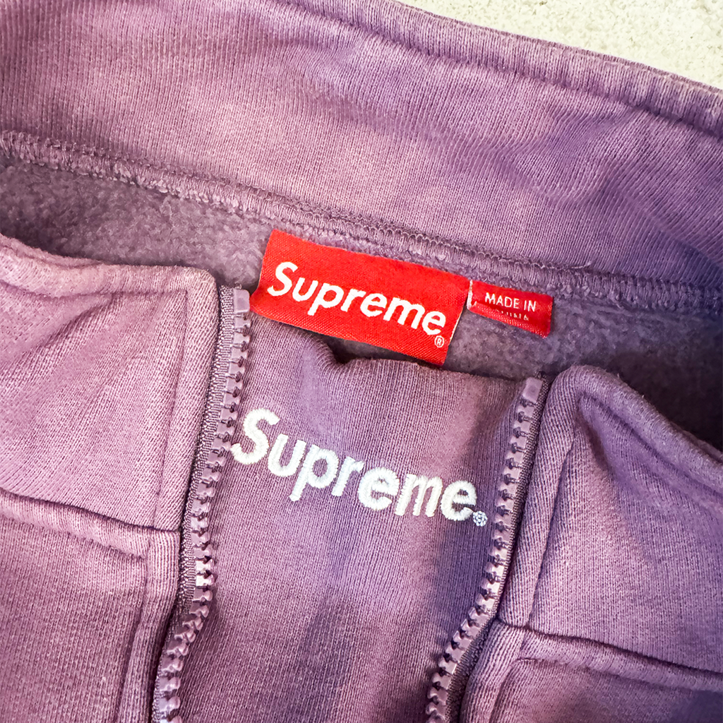 Supreme Half-Zip Purple Sweater (M)