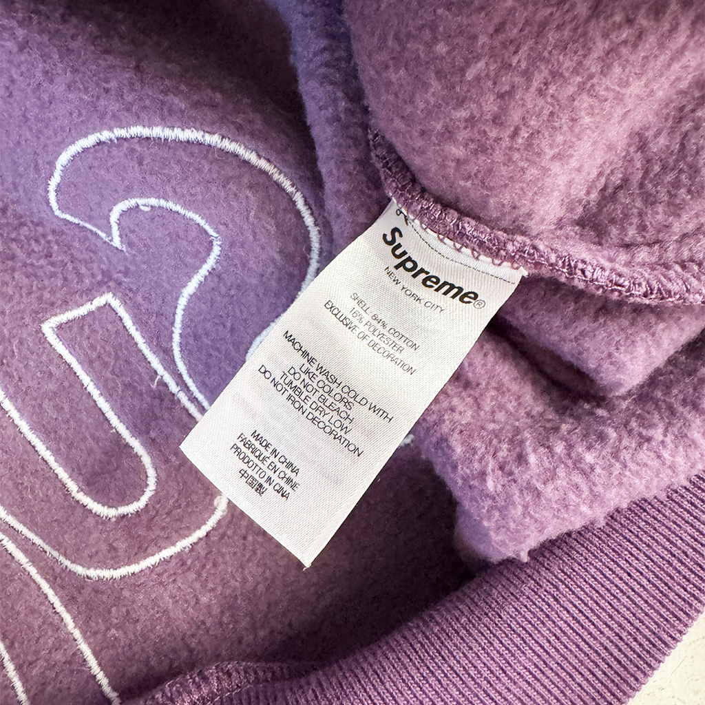 Supreme Half-Zip Purple Sweater (M)