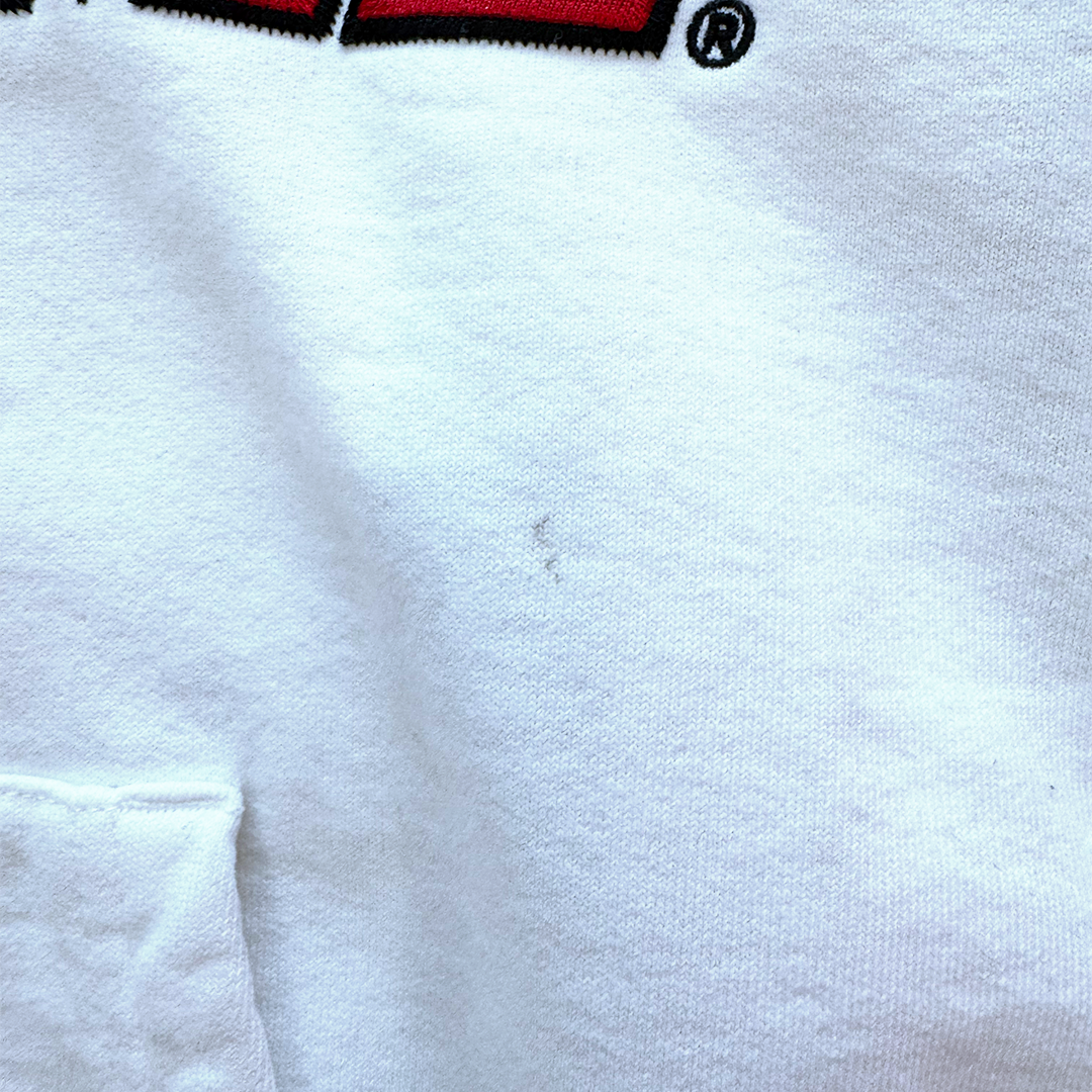 Supreme White Hockey Hooded Sweatshirt (M)