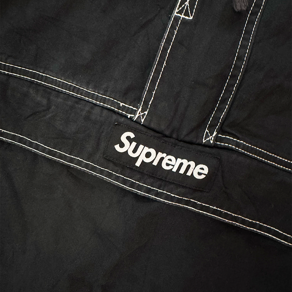 Supreme Contrast Stitch Twill Hoodie (L)