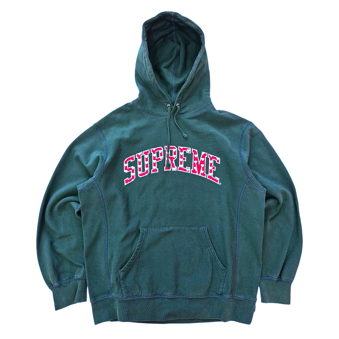 Supreme Hearts Arc Green Hoodie (M)