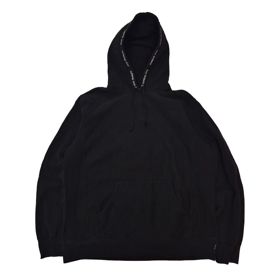 Supreme Channel Black Hoodie (XL)