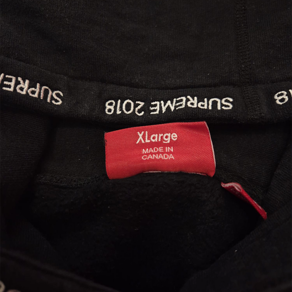 Supreme Channel Black Hoodie (XL)