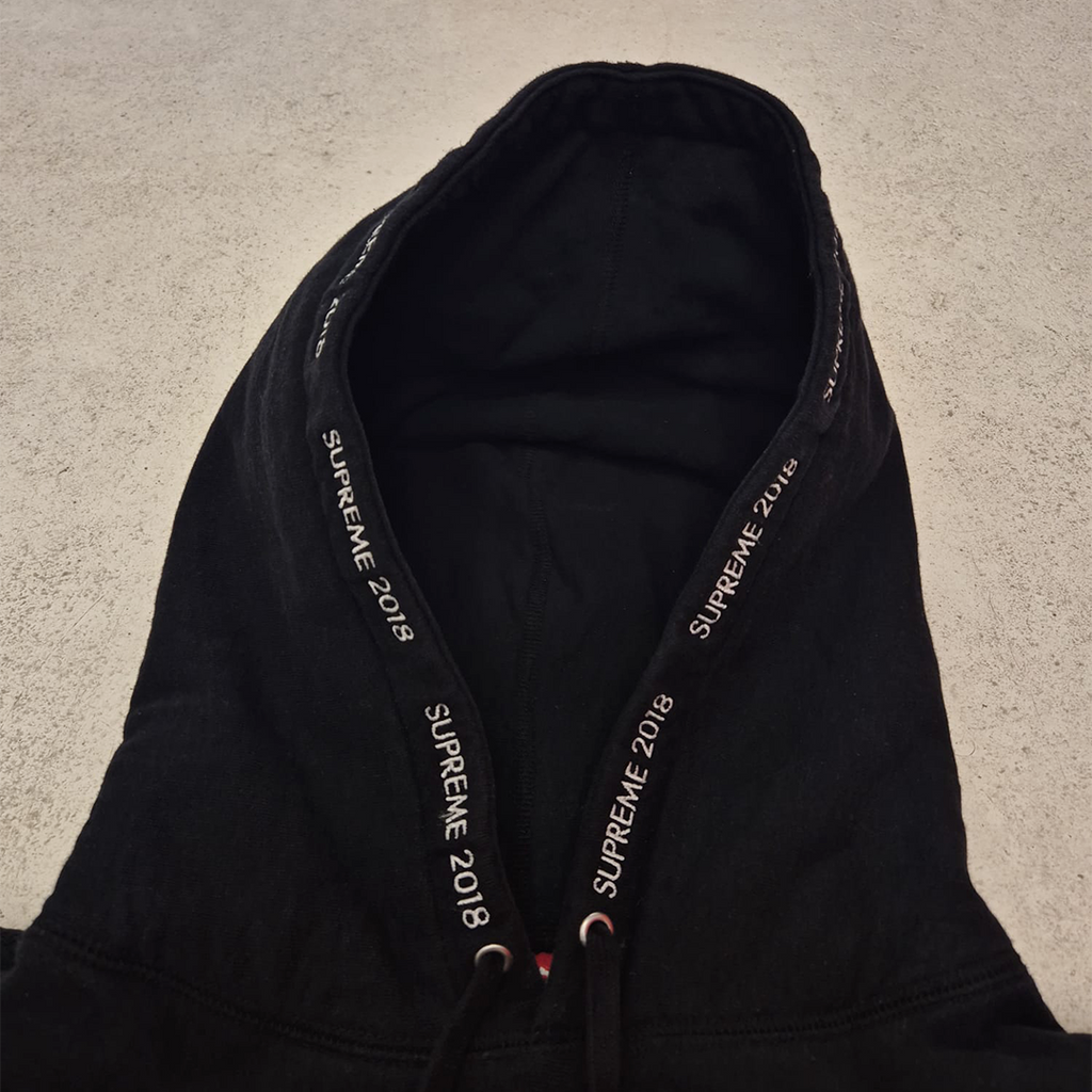 Supreme Channel Black Hoodie (XL)