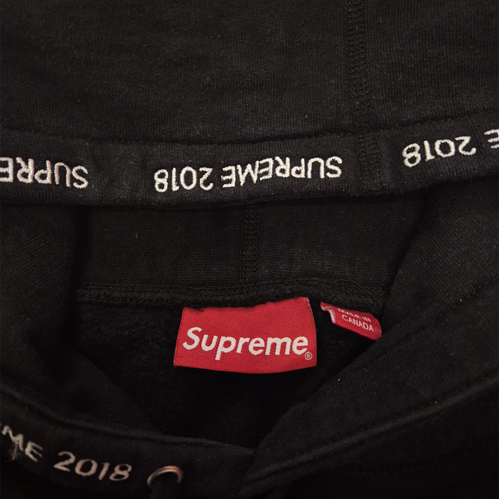 Supreme Channel Black Hoodie (XL)