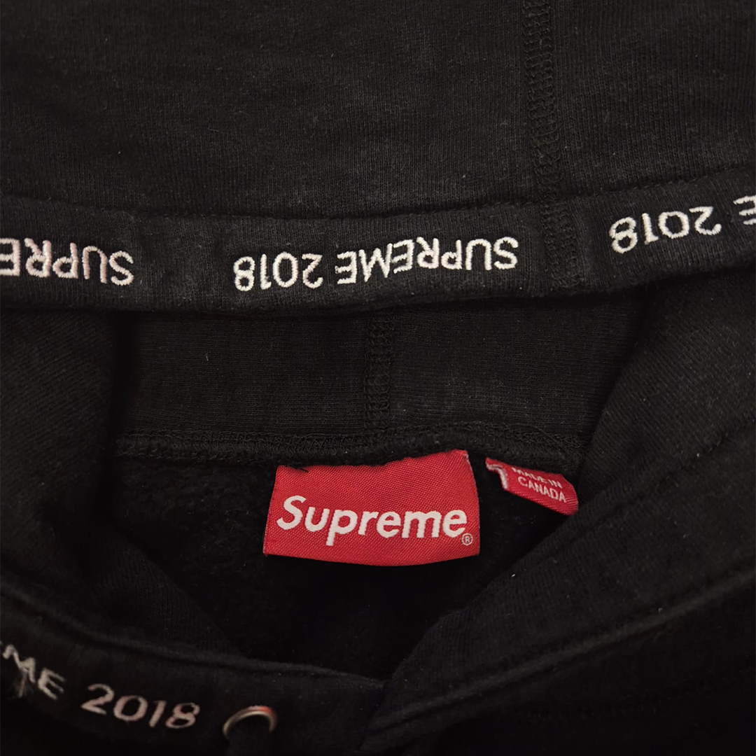 Supreme Channel Black Hoodie (XL)