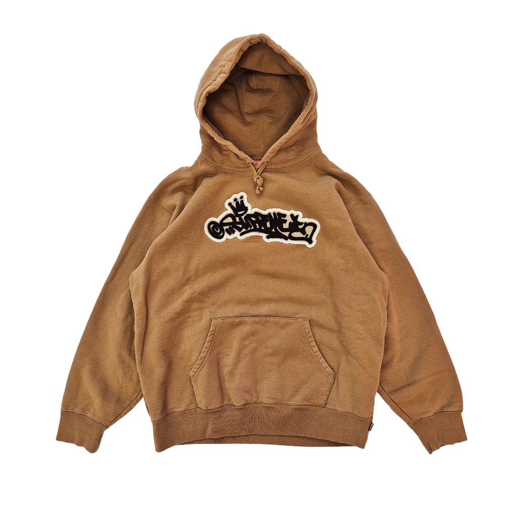 Supreme Handstyle Brown Hoodie (L)