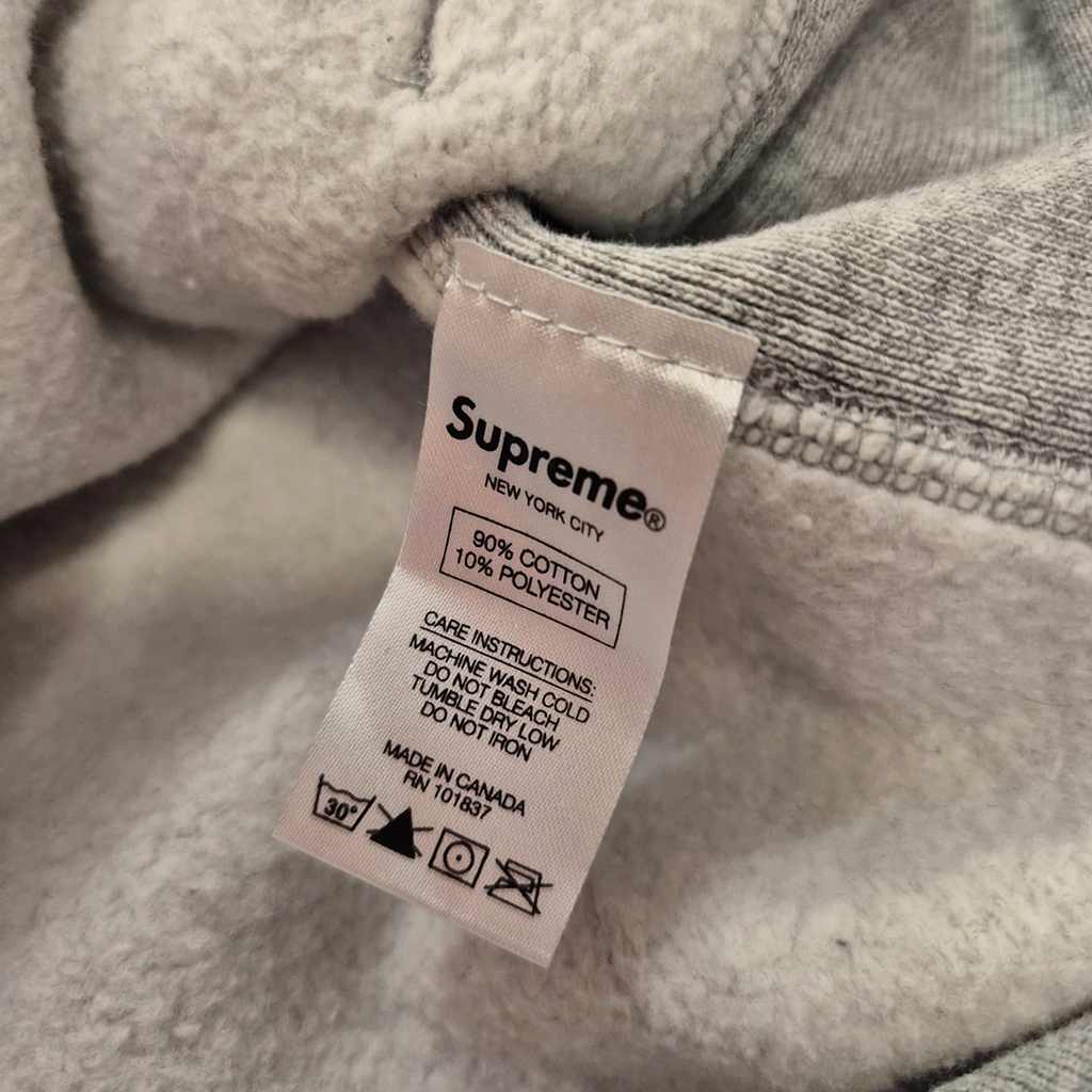 Supreme x Capone N Noreaga Grey Hoodie (L)