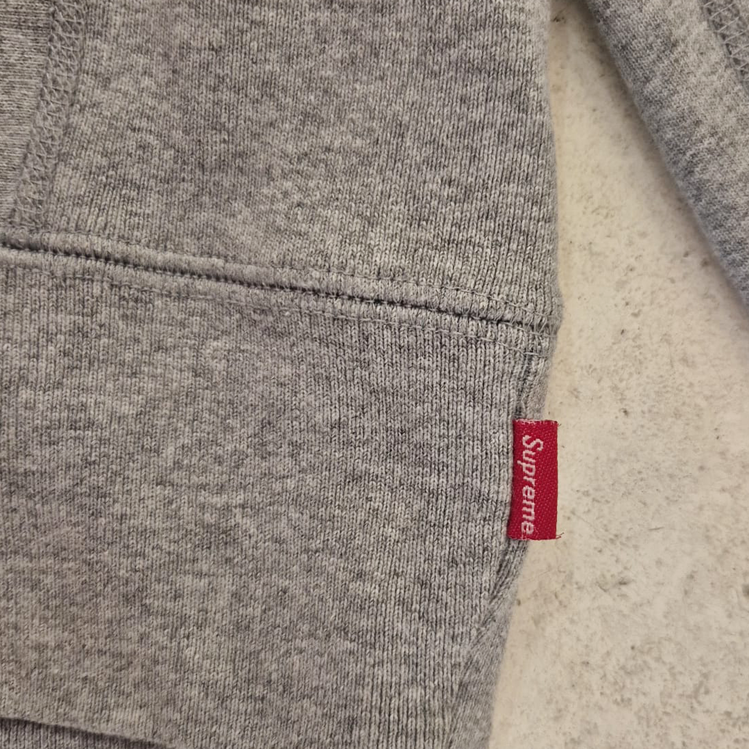 Supreme x Capone N Noreaga Grey Hoodie (L)