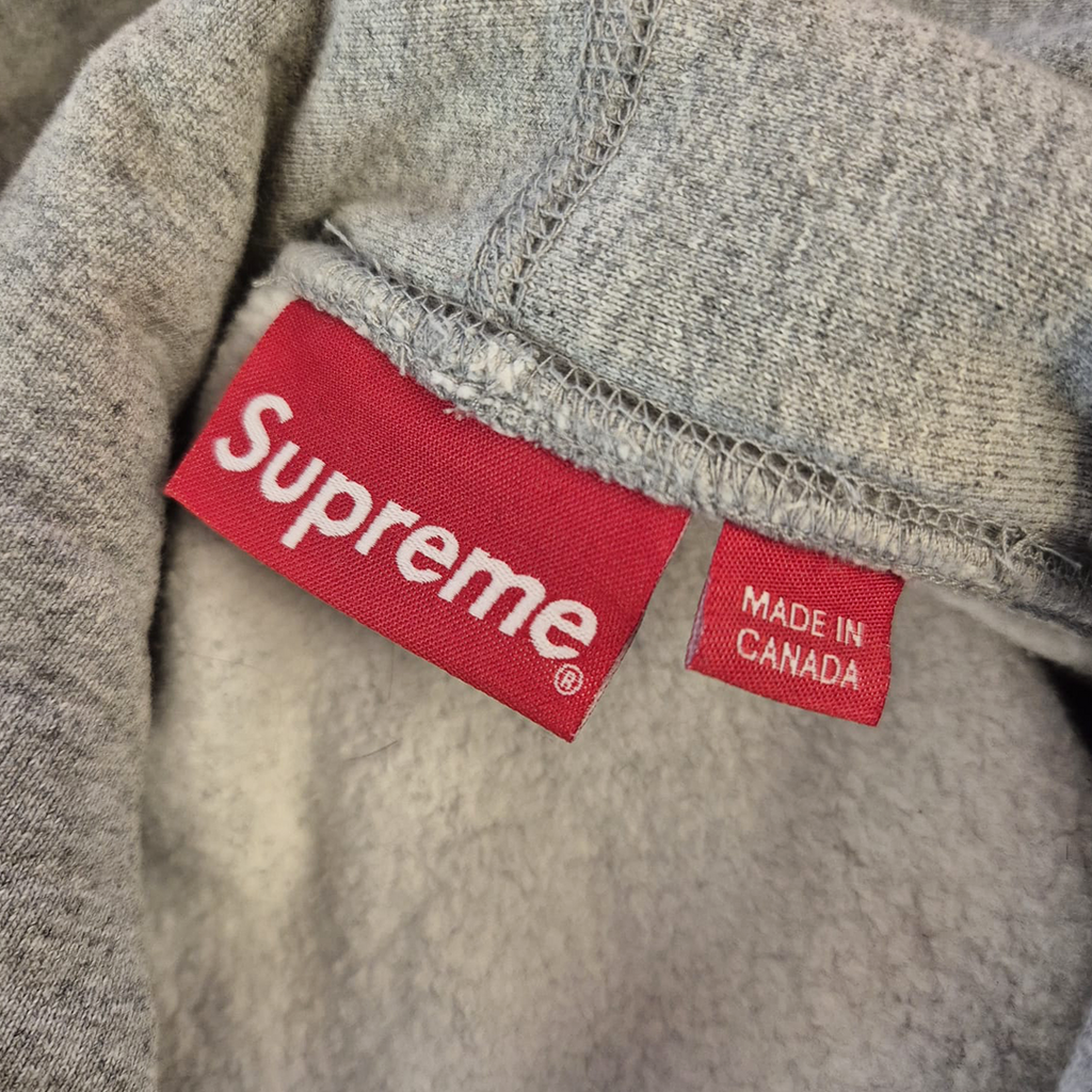 Supreme x Capone N Noreaga Grey Hoodie (L)
