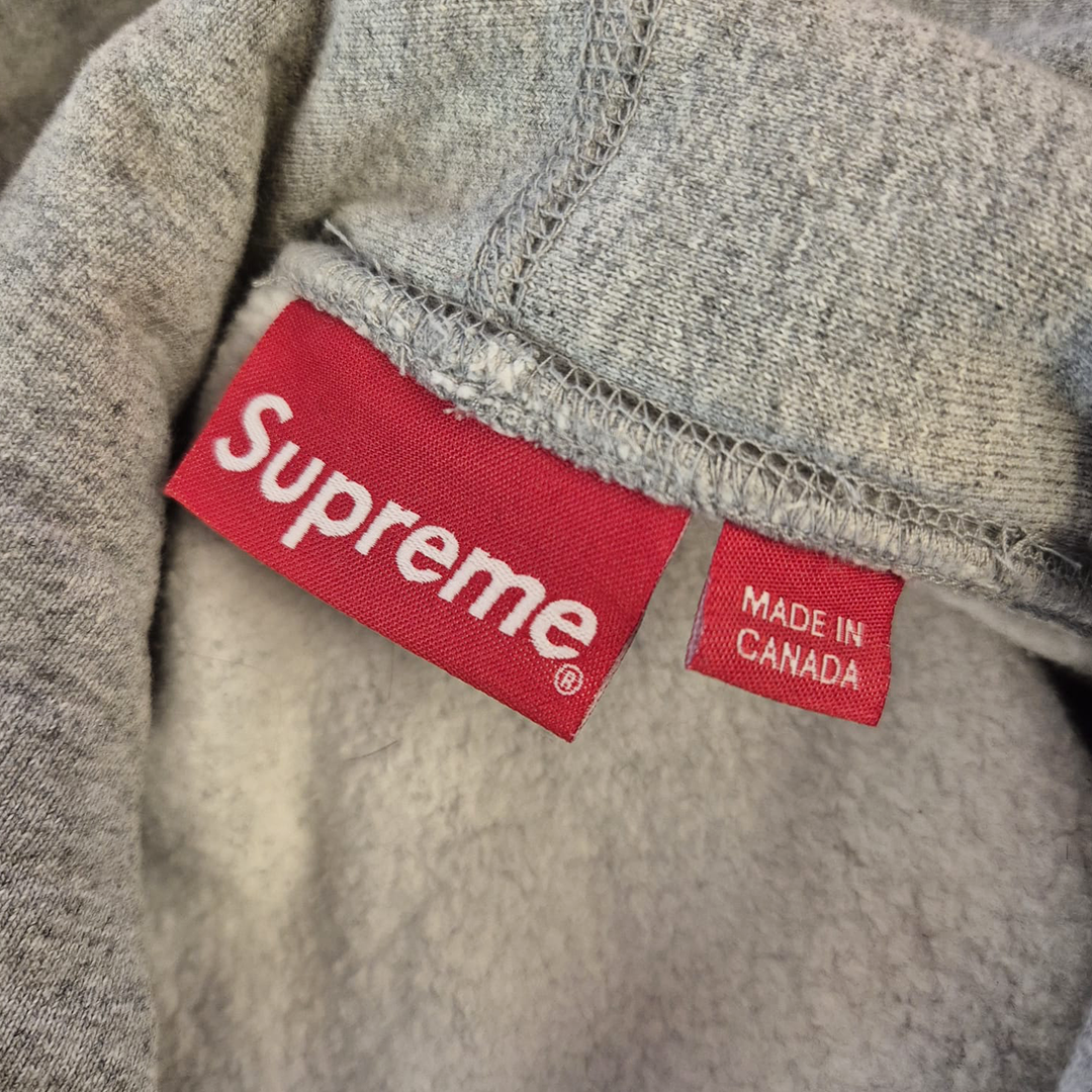Supreme x Capone N Noreaga Grey Hoodie (L)