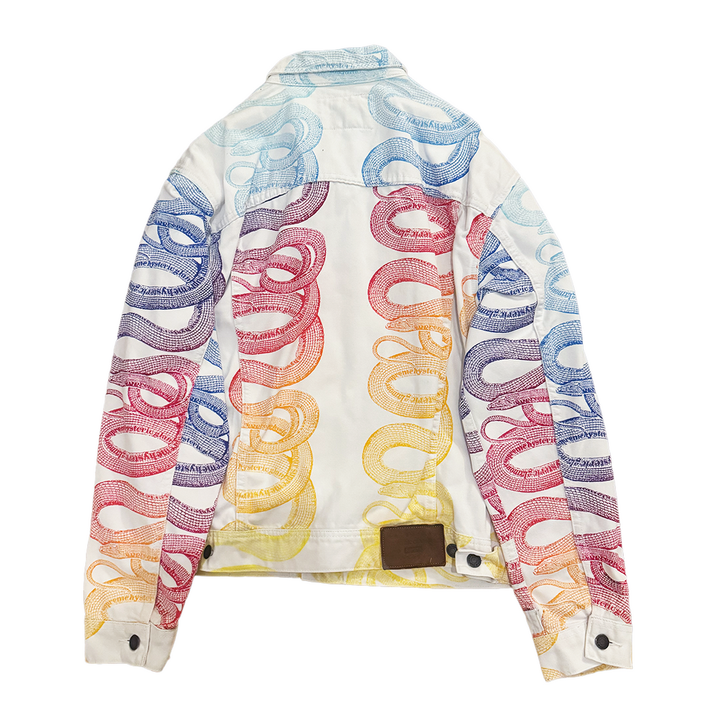 Supreme x Hysteric Glamour Snake Rainbow White Jacket (M)