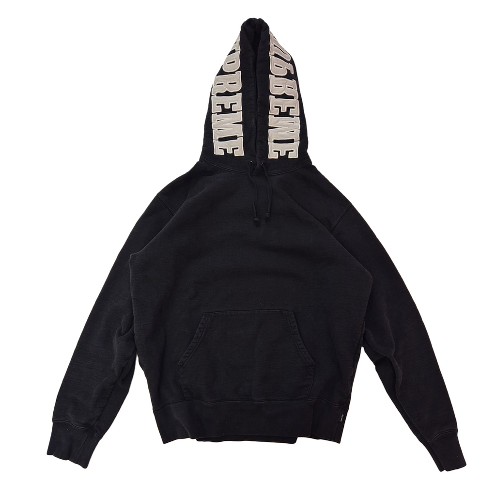 Supreme Mirrored Black Hoodie (M)