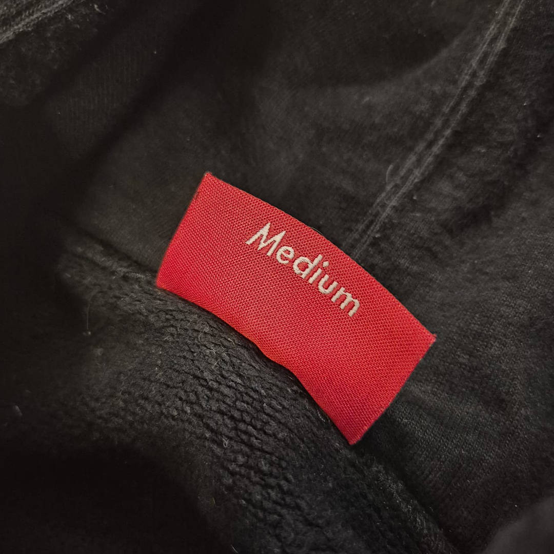 Supreme Mirrored Black Hoodie (M)