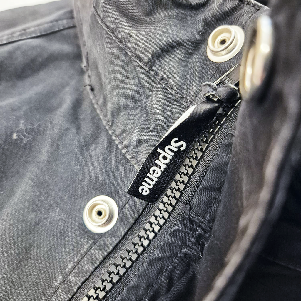 Supreme Navy Raglan Court Jacket (M)