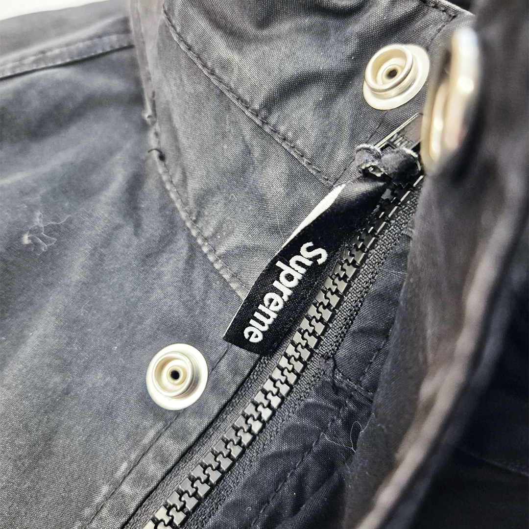 Supreme Navy Raglan Court Jacket (M)