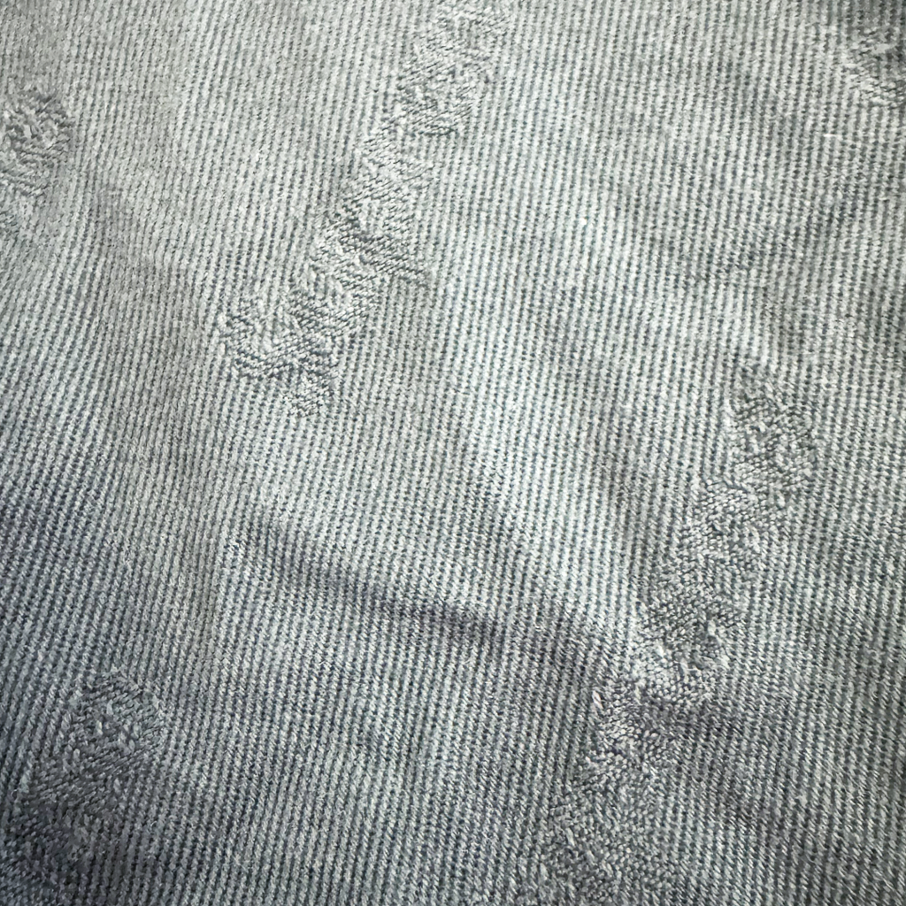 Supreme Snap Front Jacquard Logo Twill Green Jacket (XL)