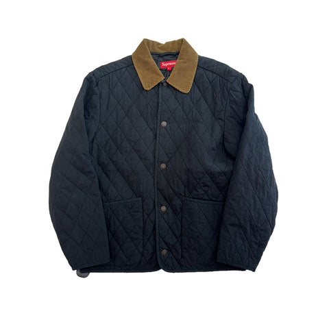 Supreme Quilted Paisley Black Jacket (S)