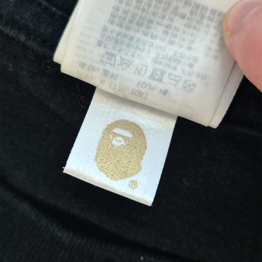 BAPE Tiger 1993 Japan Black Tee (M)