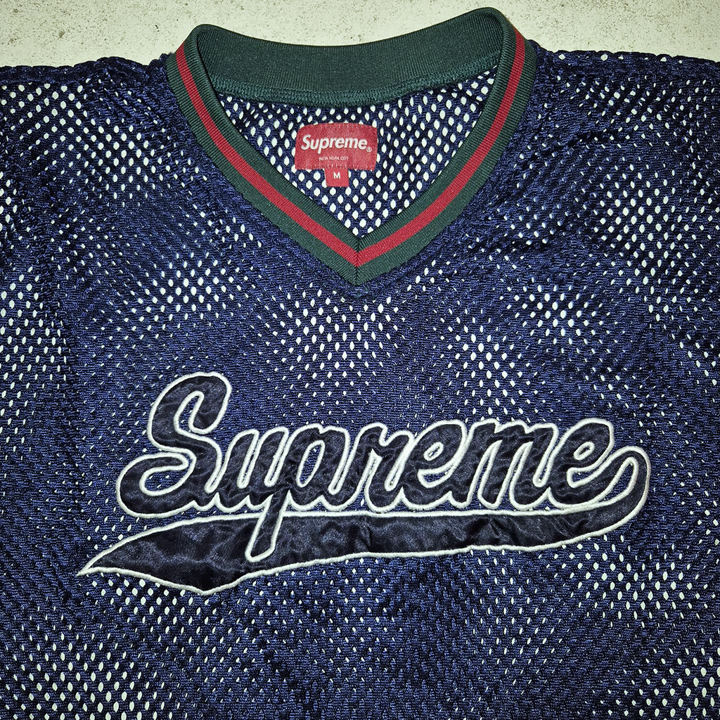 Supreme Marine Mesh Baseball Top (M)