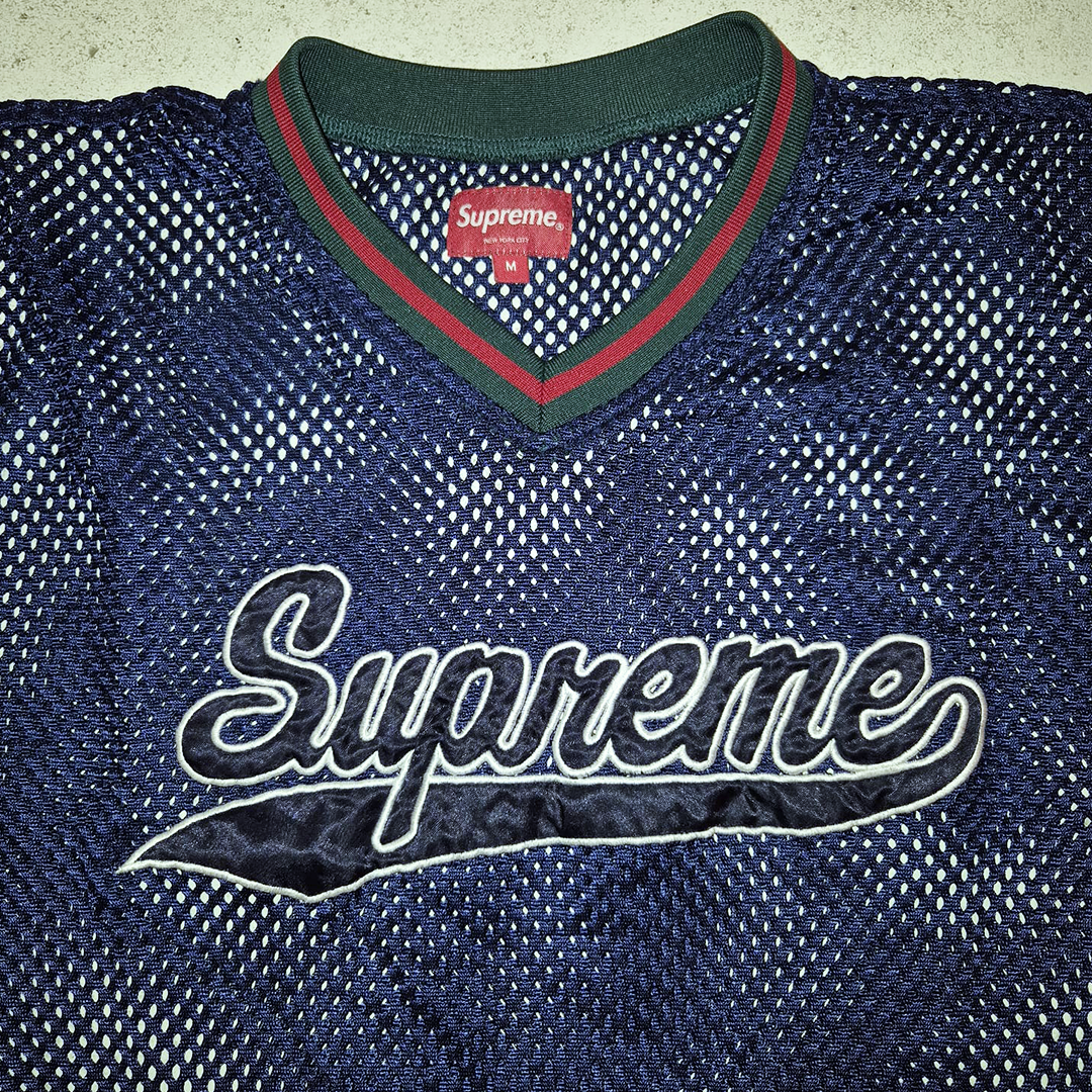 Supreme Marine Mesh Baseball Top (M)