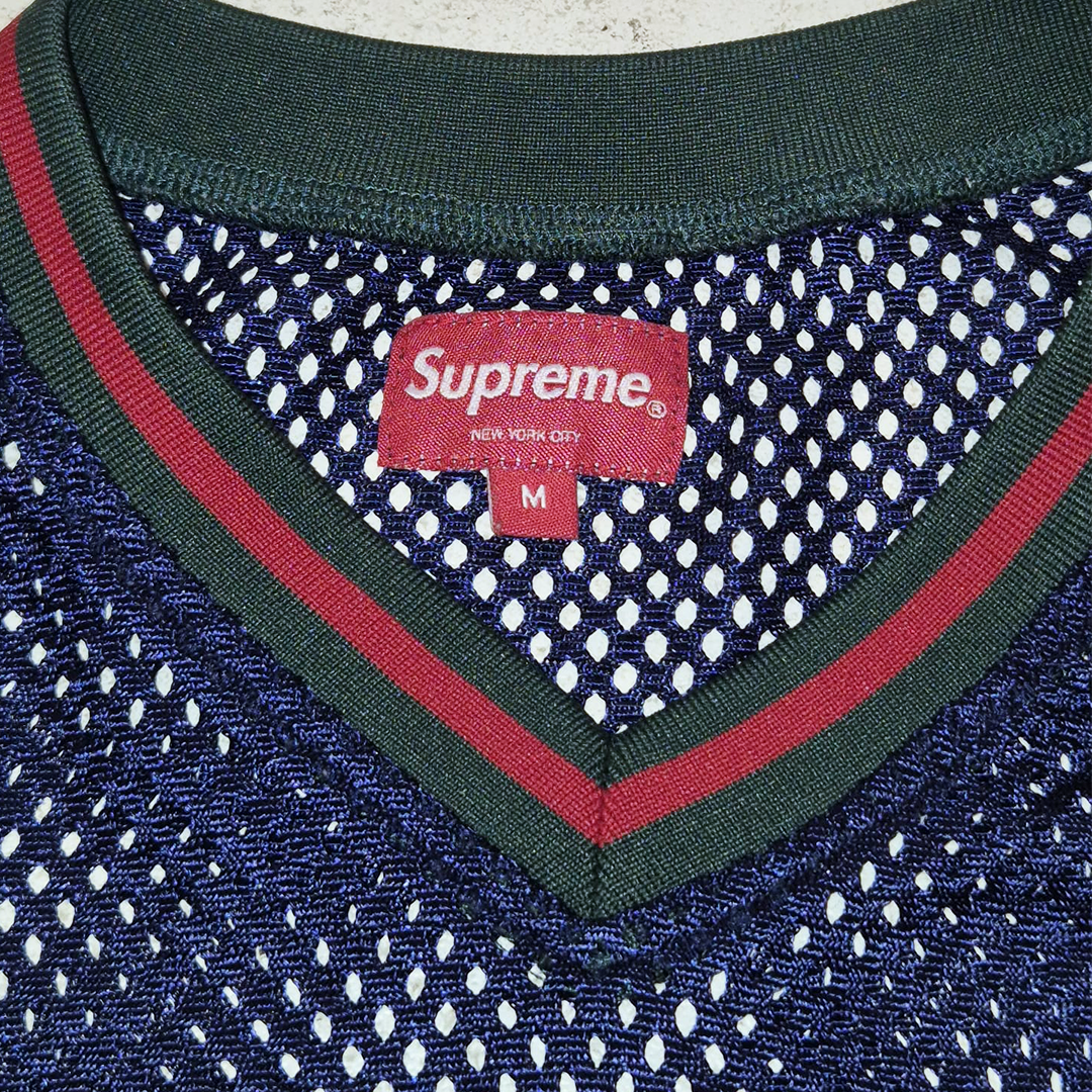 Supreme Marine Mesh Baseball Top (M)