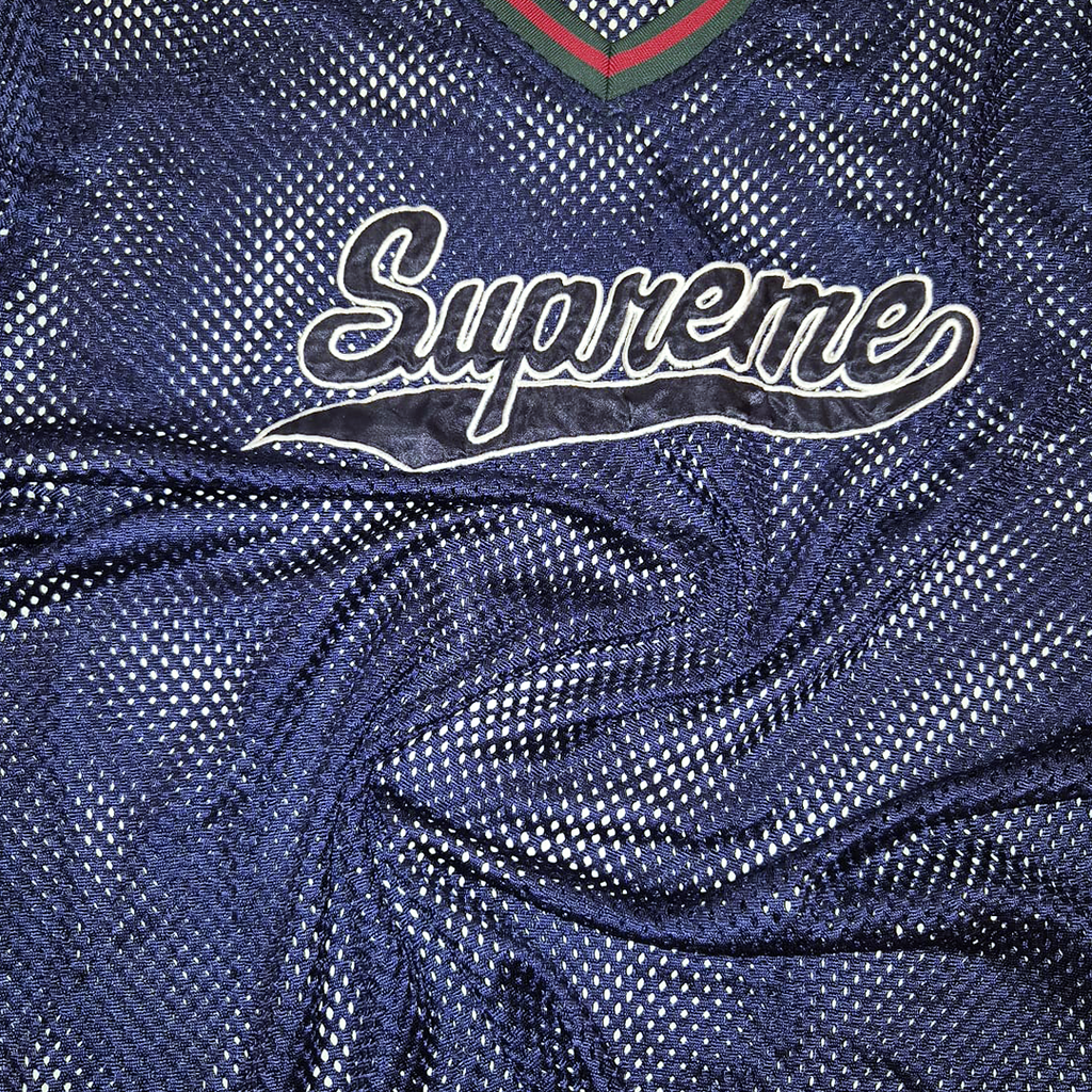 Supreme Marine Mesh Baseball Top (M)