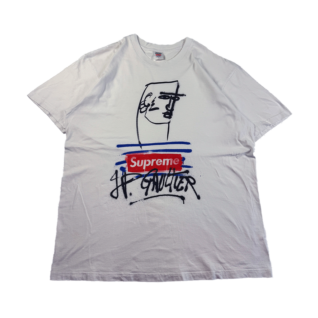 Supreme x Jean Paul Gaultier White Tee (L)