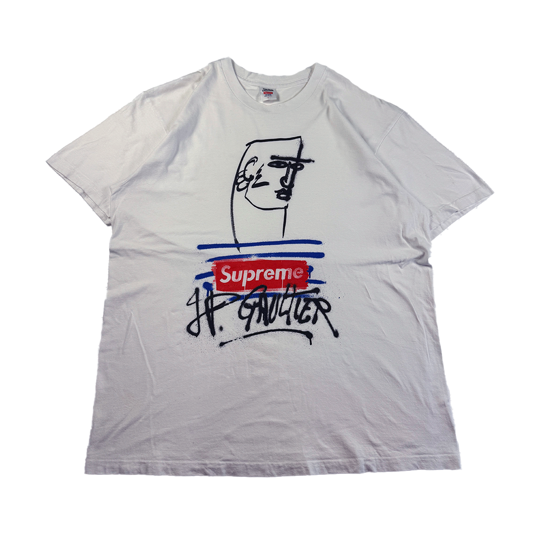 Supreme x Jean Paul Gaultier White Tee (L)