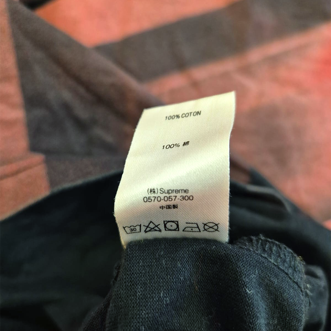 Supreme Bleed Letters Black Tee (M)