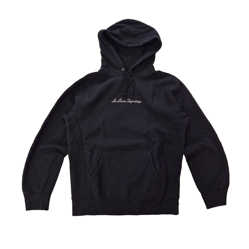 Supreme Le Luxe Supreme Black Hoodie (M)