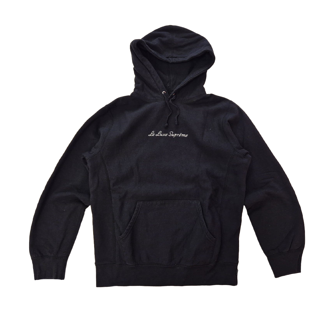 Supreme Le Luxe Supreme Black Hoodie (M)