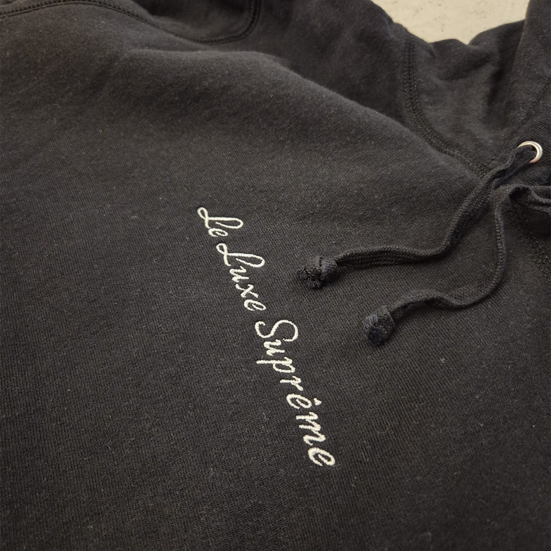 Supreme Le Luxe Supreme Black Hoodie (M)