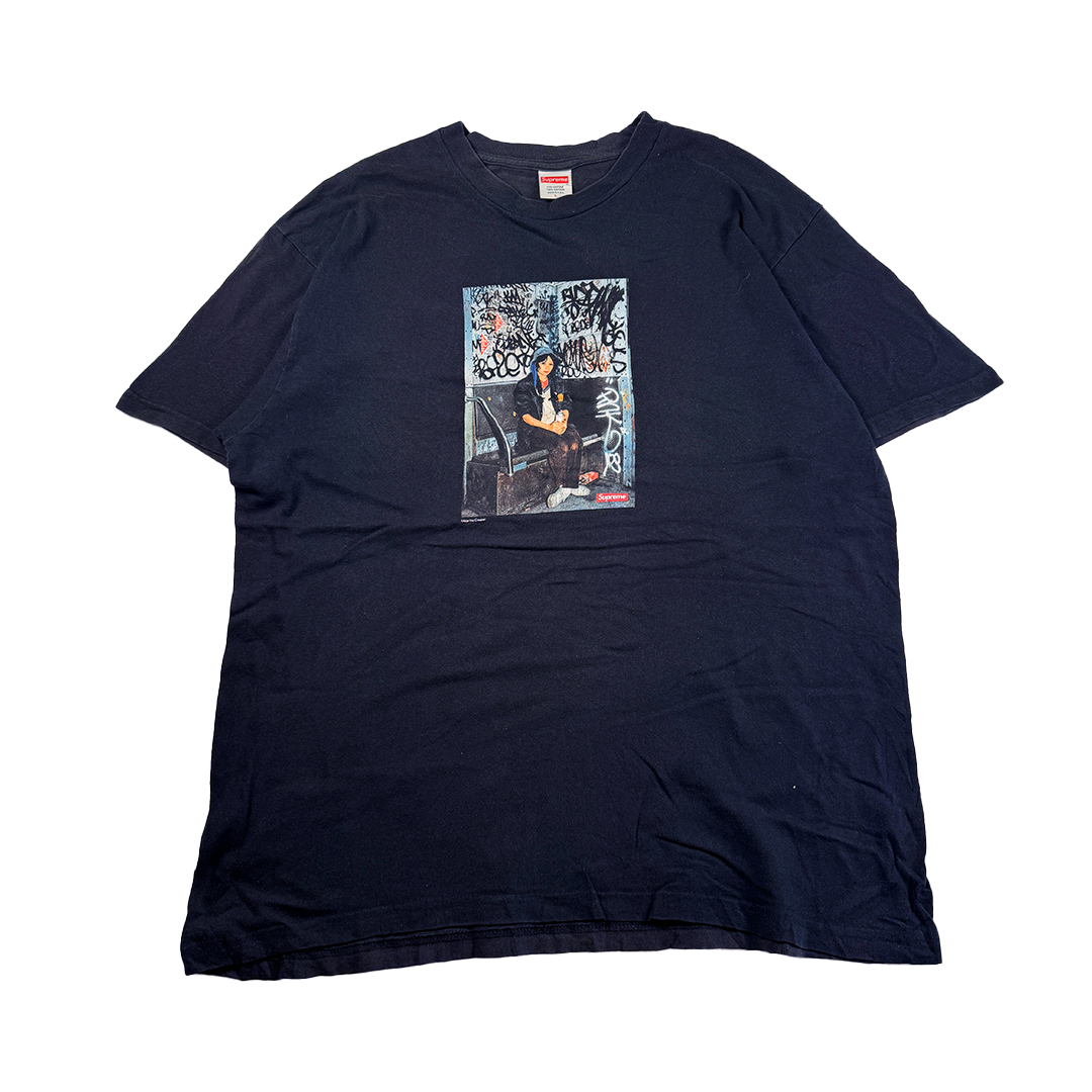 Supreme x Martha Cooper "Lady Pink" Black Tee (L)