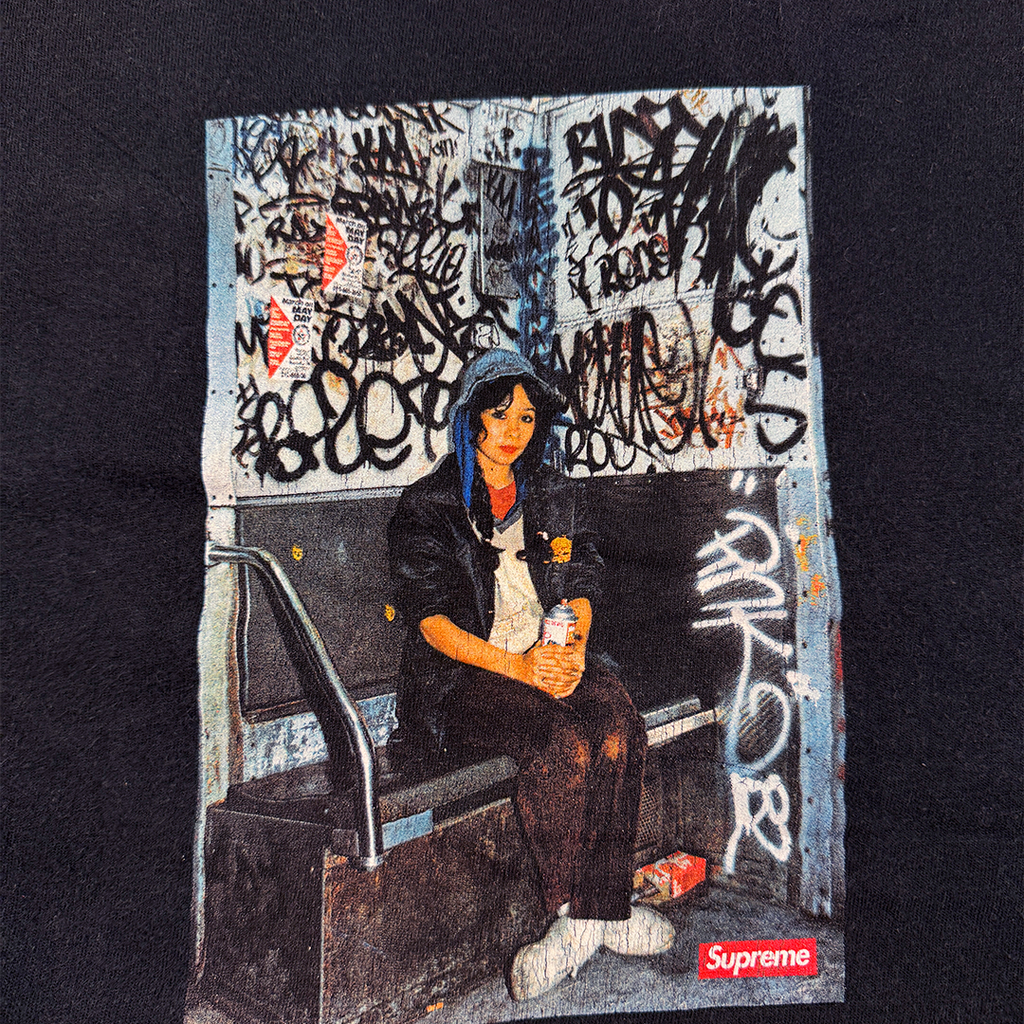 Supreme x Martha Cooper "Lady Pink" Black Tee (L)