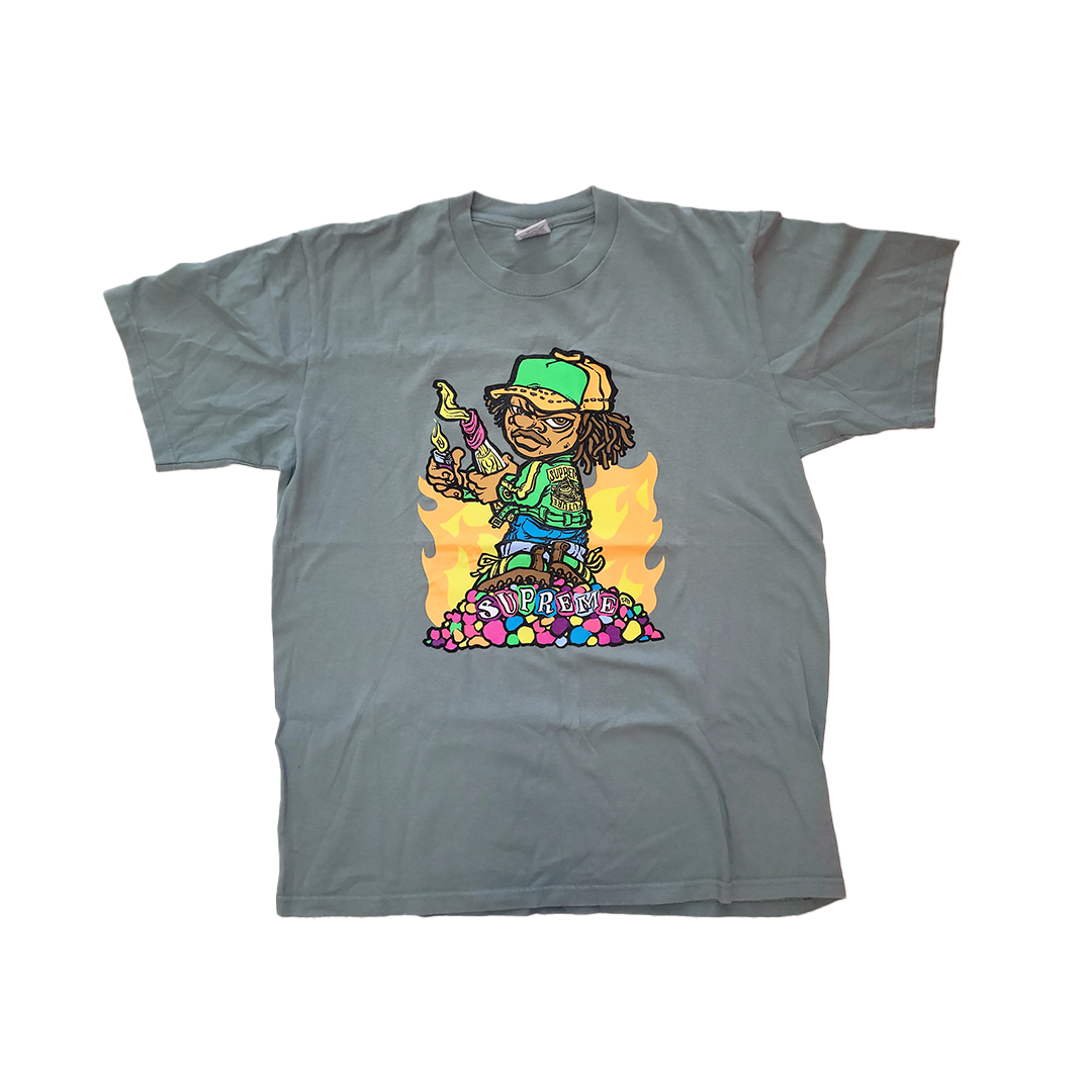 Supreme Molotov Blue Tee (M)