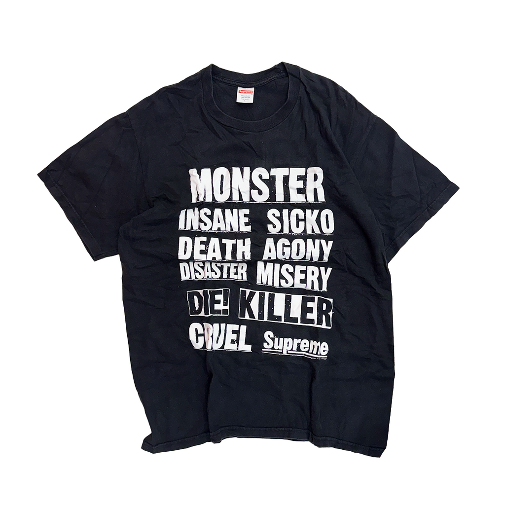 Supreme Monsters Black Tee (L)