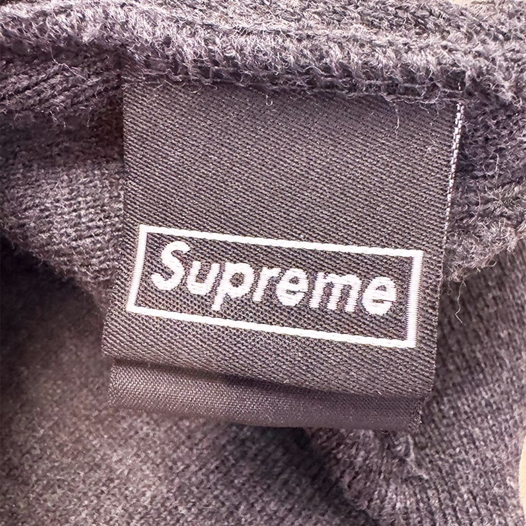 Supreme x New Era Box Logo Grey Beanie (One Size)