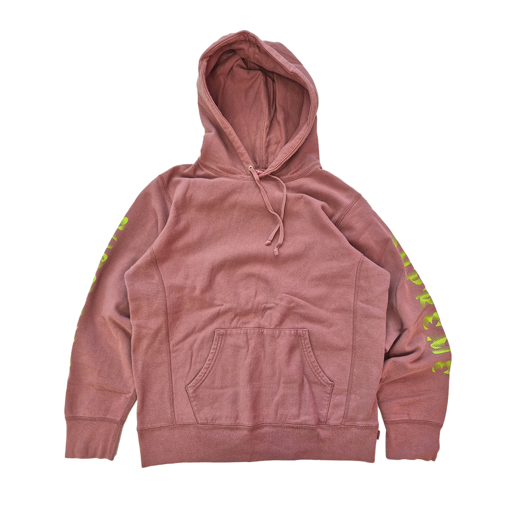 Supreme Gradient Sleeve Pink Hoodie (M)