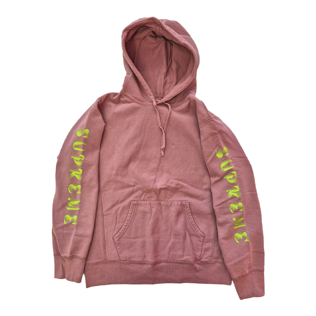 Supreme Gradient Sleeve Pink Hoodie (M)