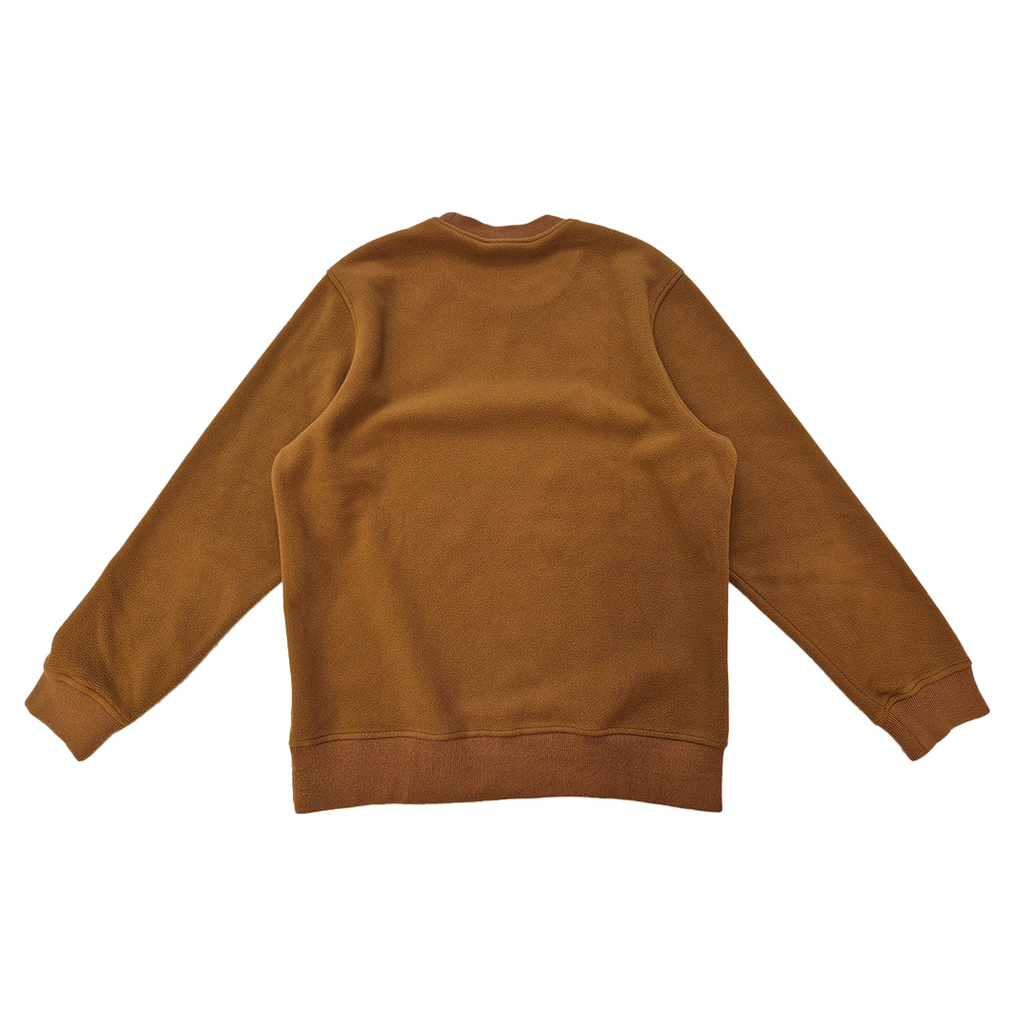 Supreme Polartec Small Box Logo Orange Sweater (M)