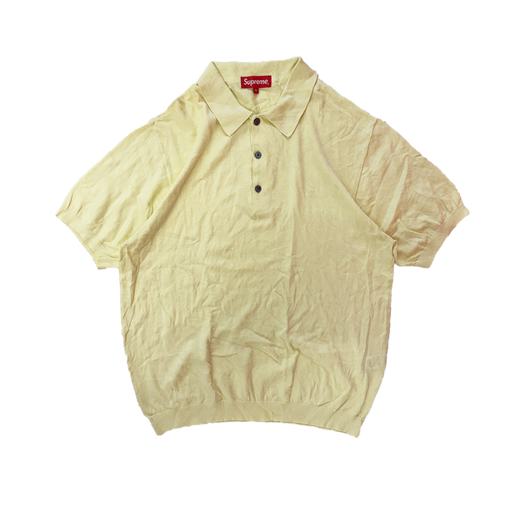 Supreme S Piqué Yellow S/S Polo (S)