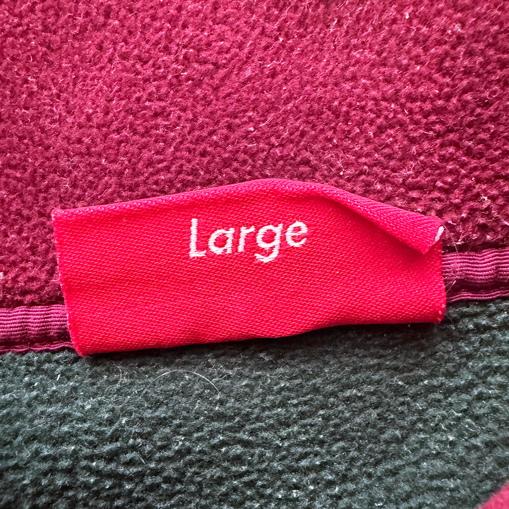 Supreme Polartec Color Blocked Half Snap Fleece Sweater (L)