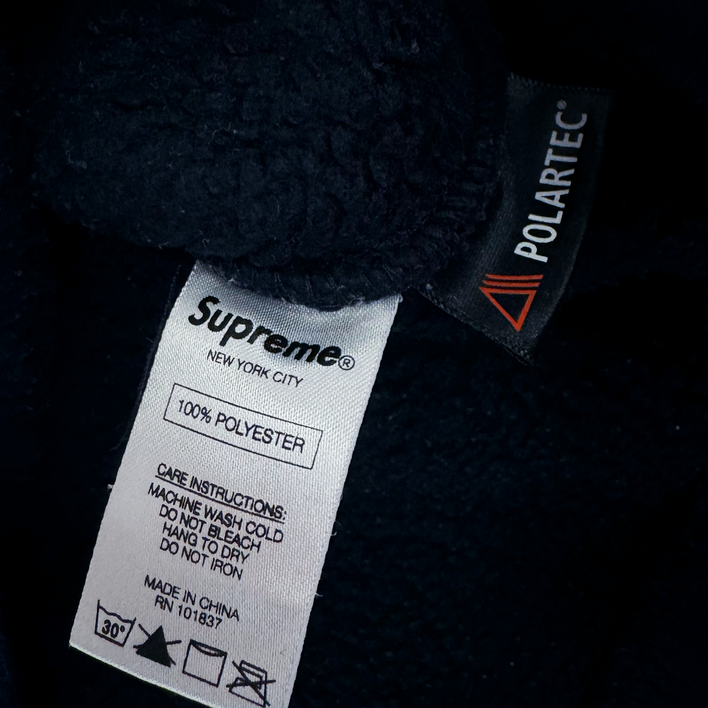 Supreme Polartec Deep Pile Navy Crewneck (XL)