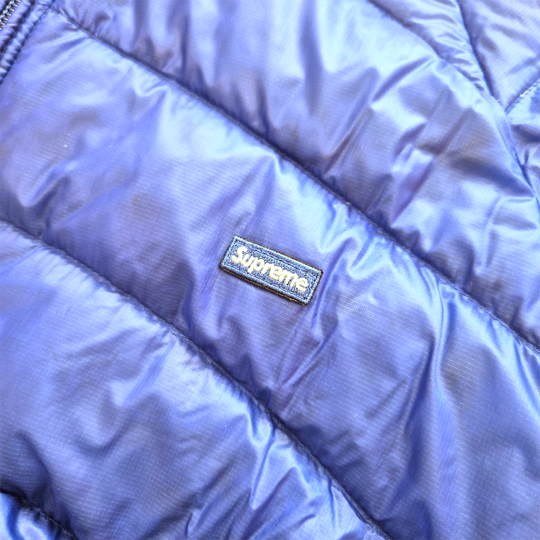 Supreme Royal Blue Micro Down Puffer Jacket (L)
