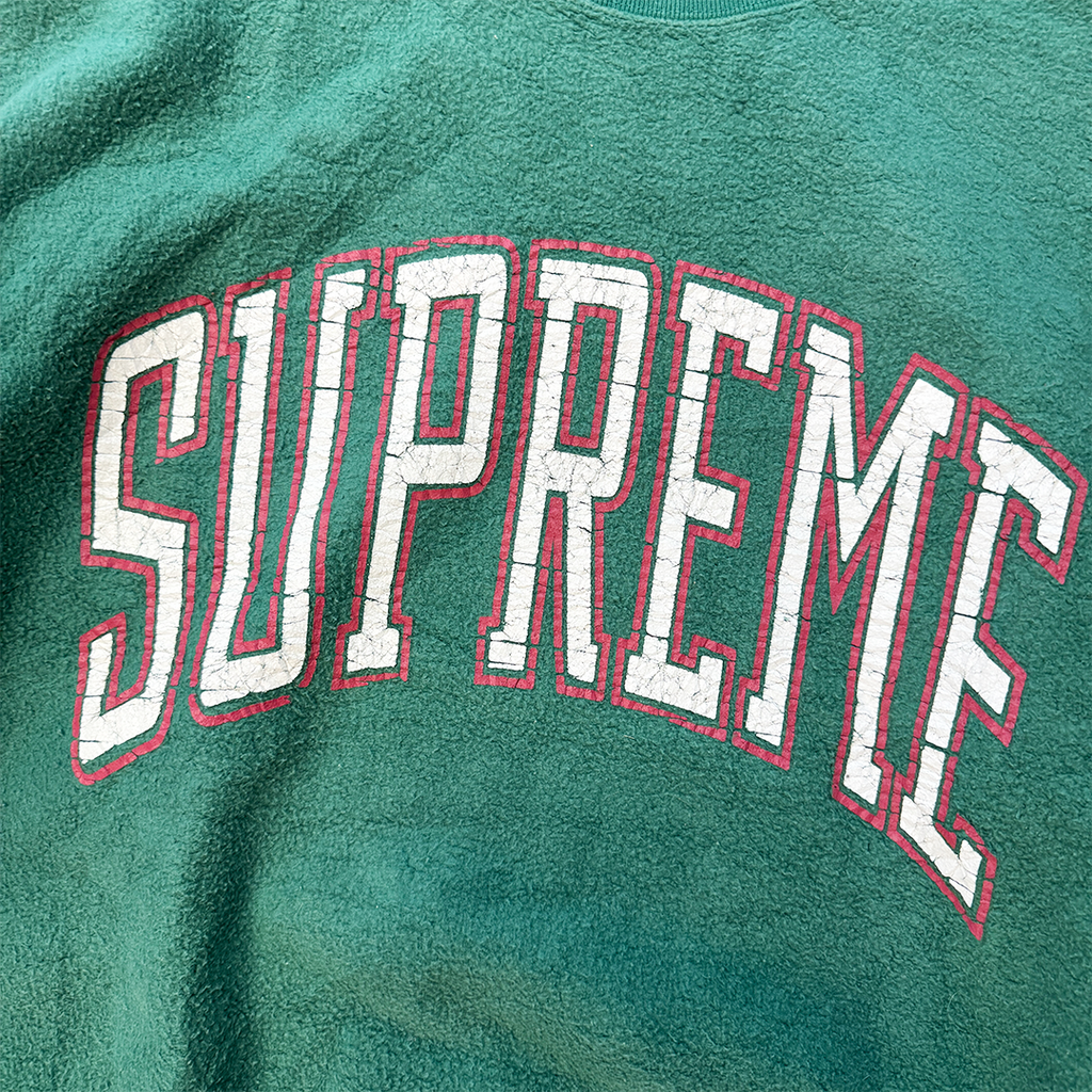 Supreme Reverse Green Crewneck Sweater (L)