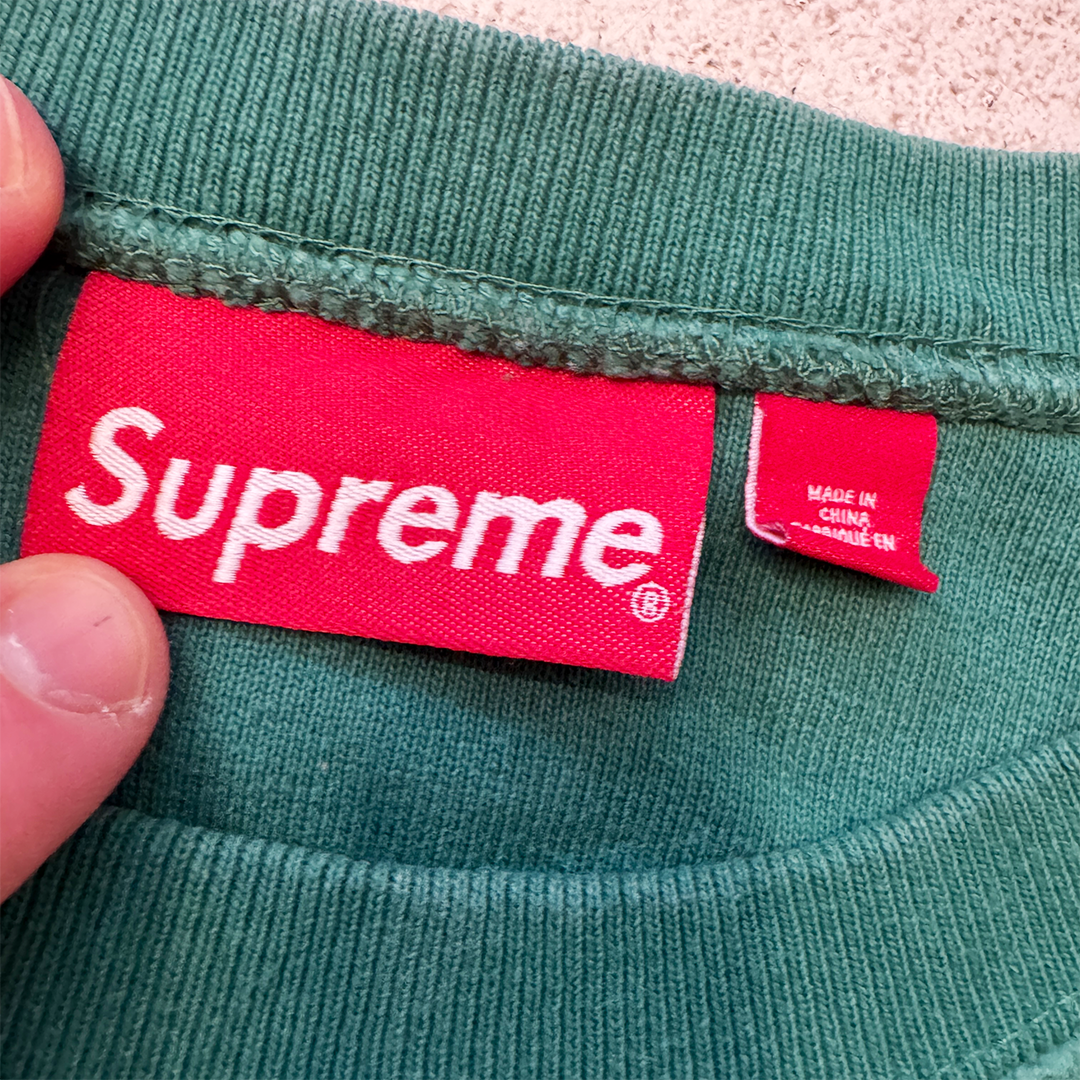 Supreme Reverse Green Crewneck Sweater (L)